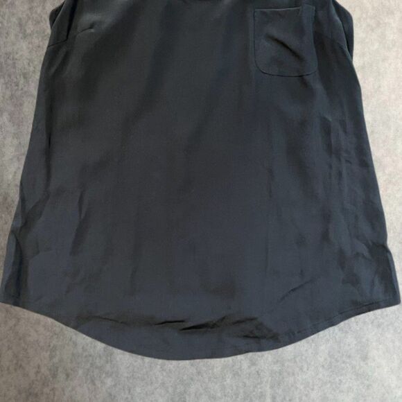 Joie Womens Top Black Silk Racerback Tank Size S - Picture 3 of 11